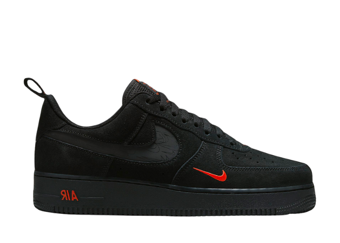 air force 1 black velcro swoosh