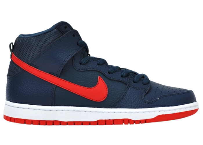 Nike SB Dunk High Squadron Blue University Red