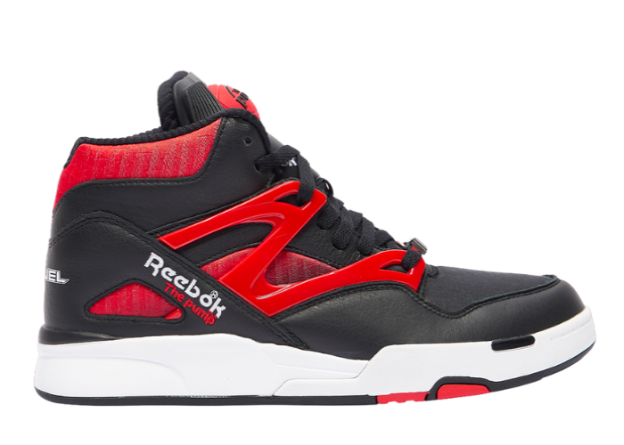 Reebok Pump Omni Zone 2 Black Red Anuel AA