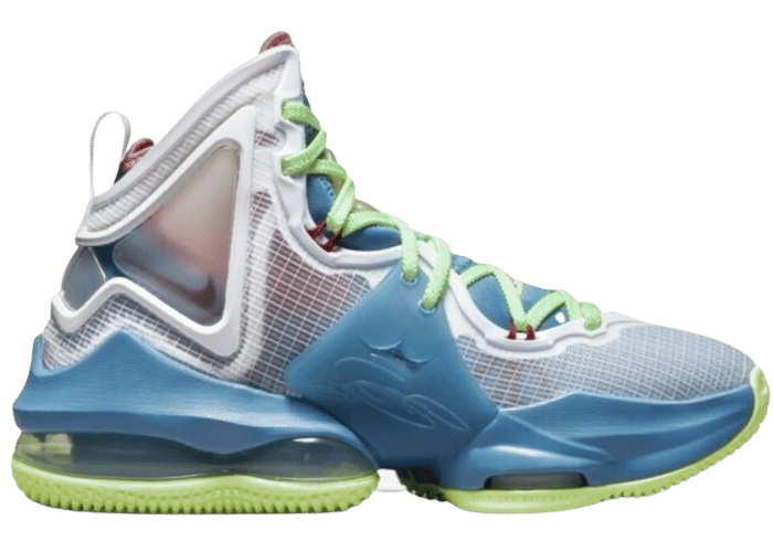 Nike LeBron 19 Dutch Blue Lime Glow (GS) - DD0418-400