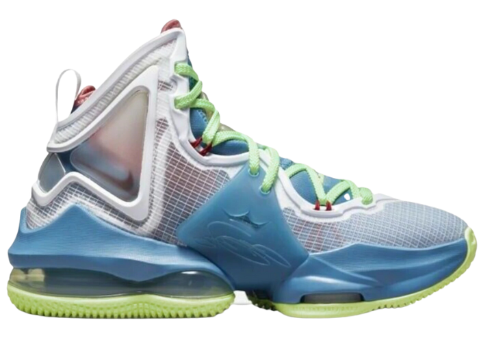 Nike LeBron 19 Dutch Blue Lime Glow (GS)