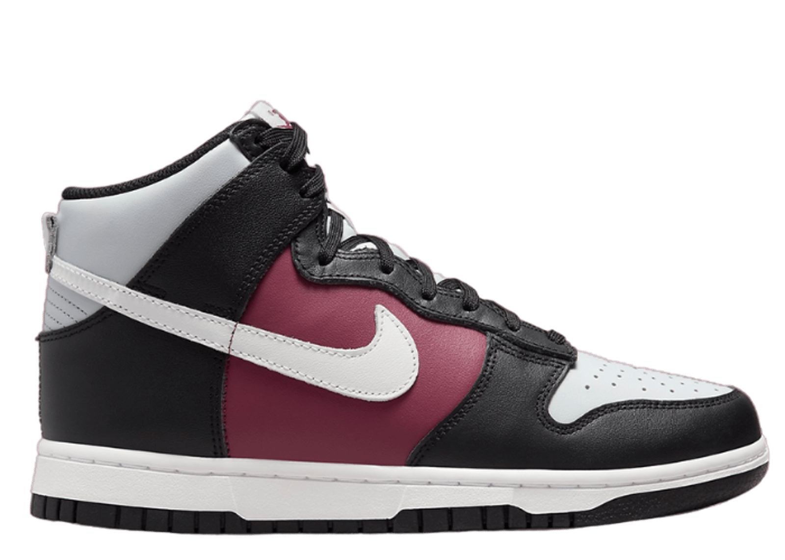 Nike Dunk High Black Summit White Rosewood (W)