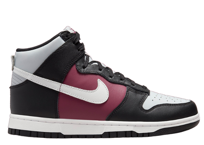 Nike Dunk High Black Summit White Rosewood (W)