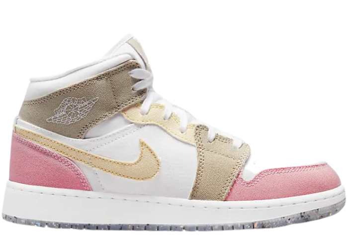 Jordan 1 Mid Pastel Grind (GS)