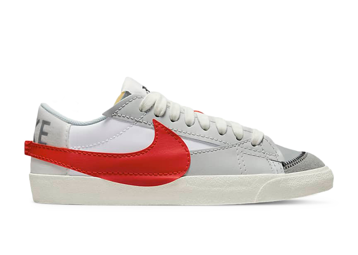 Nike Blazer Low 77 Jumbo White Photon Dust Light Smoke Grey University Red