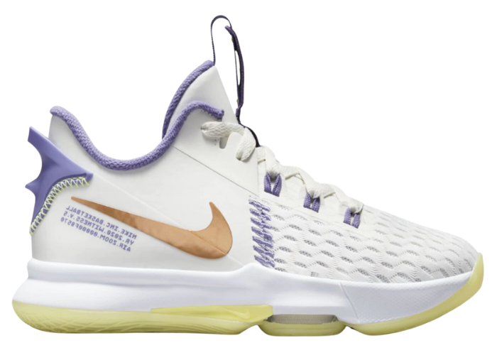 Nike LeBron Witness 5 White Light Zitron (GS)