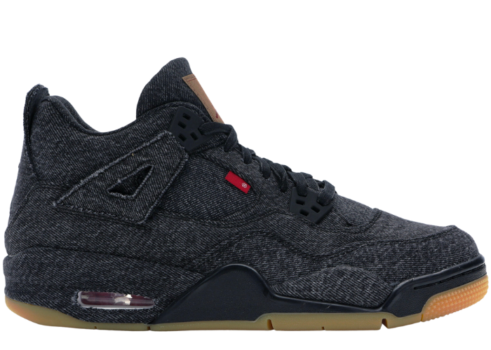 Air Jordan 4 Retro Levi's Black (GS) (Levi's Tag)
