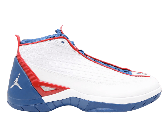 Air Jordan 15 SE White Blue Ribbon Red