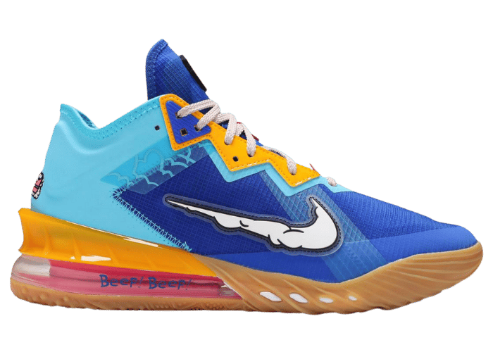 Nike Lebron 18 Low Wile E. vs Roadrunner Space Jam - CV7562-401