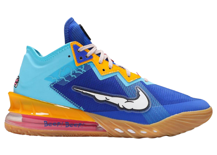 Nike Lebron 18 Low Wile E. vs Roadrunner Space Jam