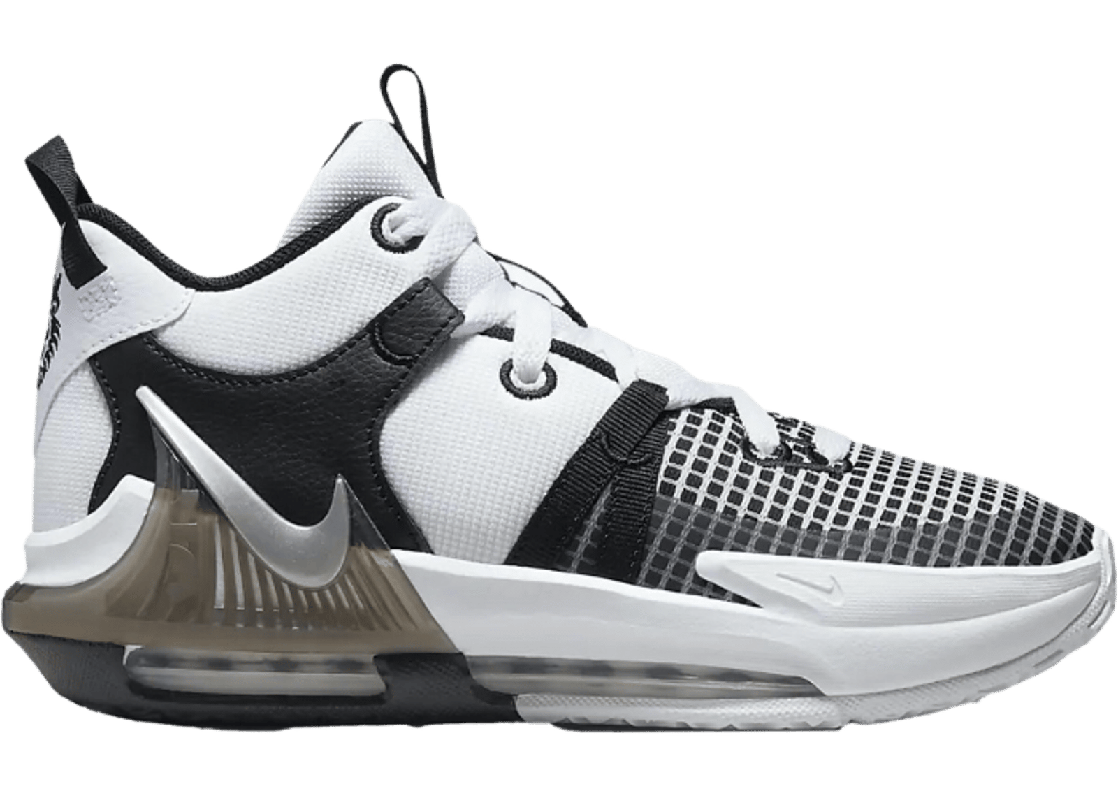 Nike LeBron Witness 7 White Black (GS)