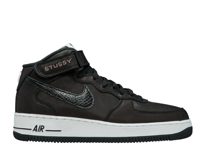 Nike Air Force 1 Mid Stussy Black White