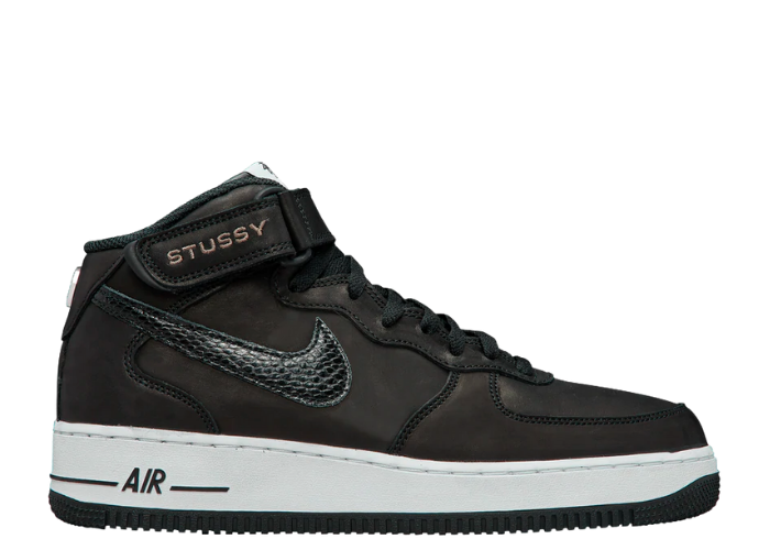 Nike Air Force 1 Mid Stussy Black White