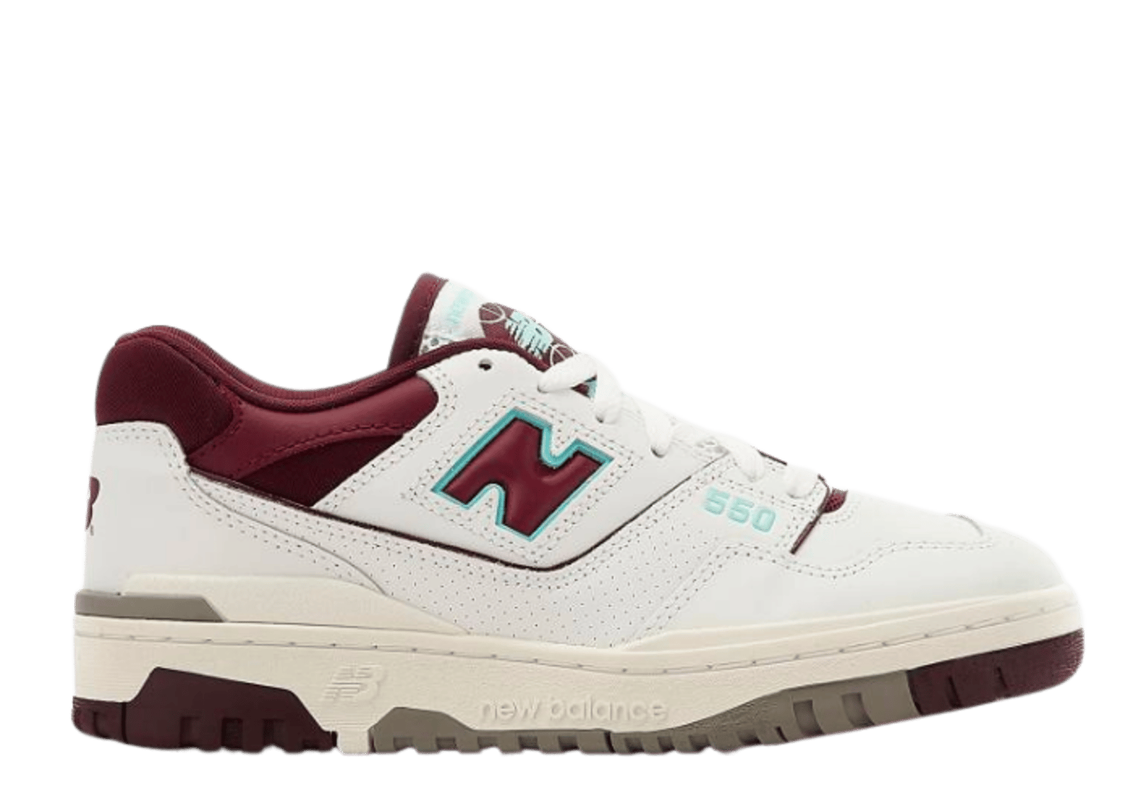 New Balance B550 Burgundy