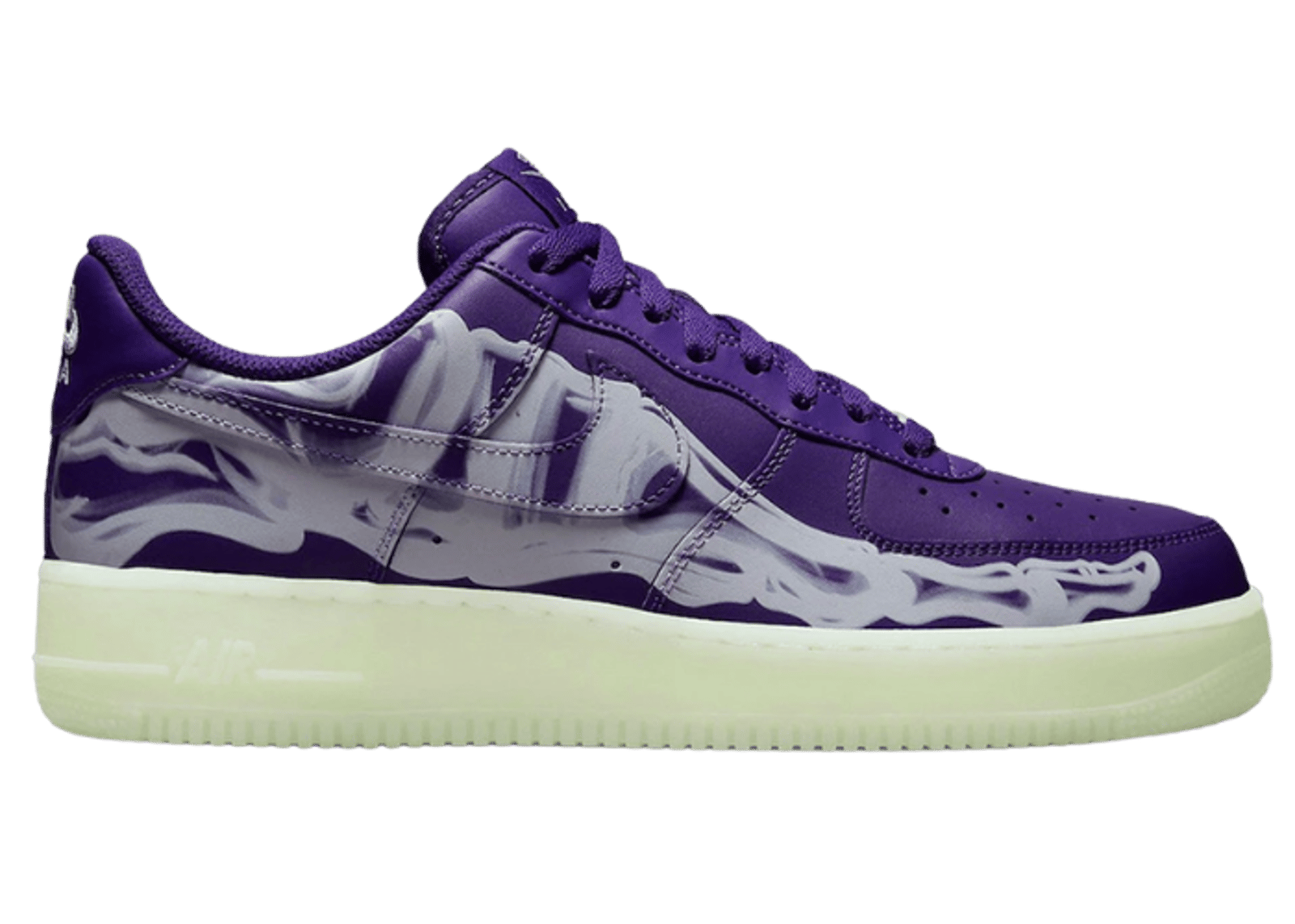 Nike Air Force 1 Low 07 QS Purple Skeleton Halloween (2021)