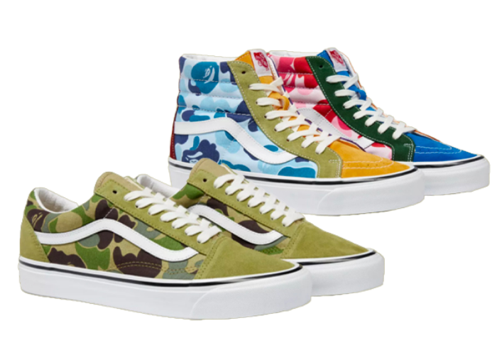 Bape x Vans Pack Old Skool & Sk8-Hi