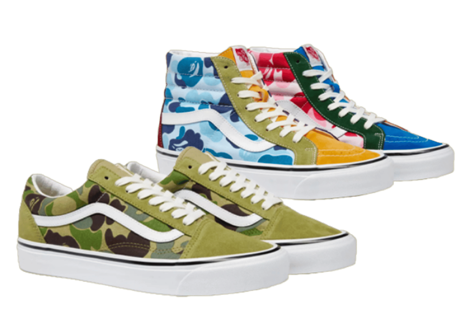 Bape x Vans Pack Old Skool & Sk8-Hi