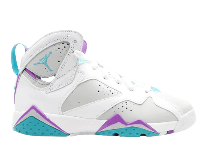 Jordan 7 Retro Neutral Grey Mineral Blue Bright Violet (GS)