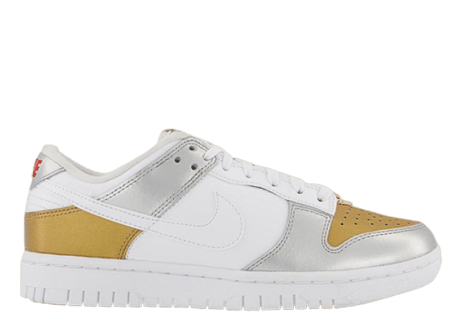 Nike Dunk Low Silver and Gold (W)
