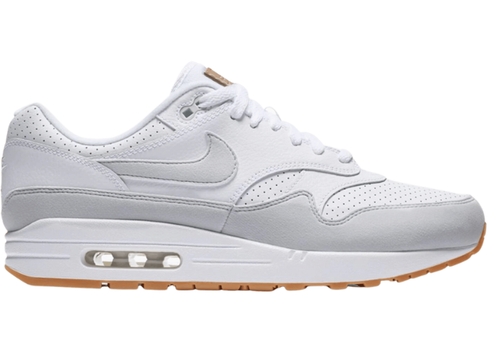 Nike Air Max 1 White Platinum Gum