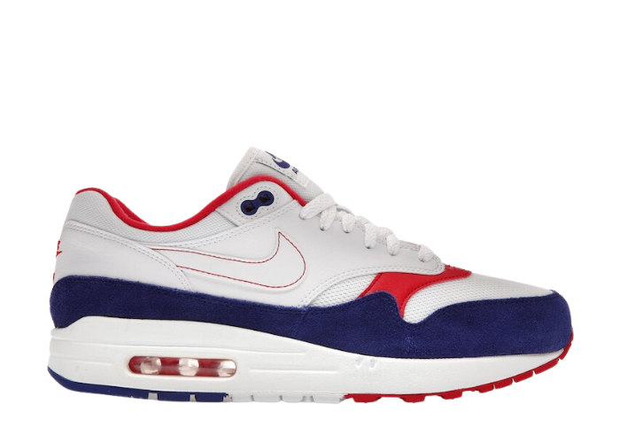 Nike Air Max 1 White Red Blue