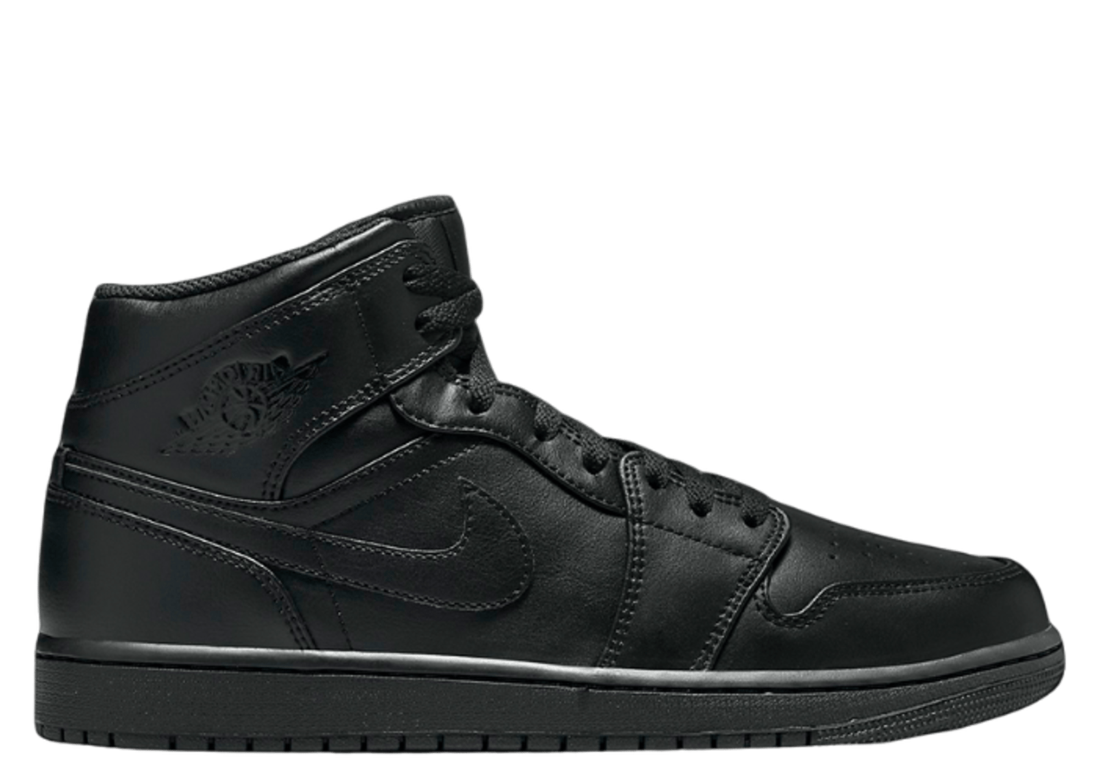 Air Jordan 1 Mid Triple Black (2022)