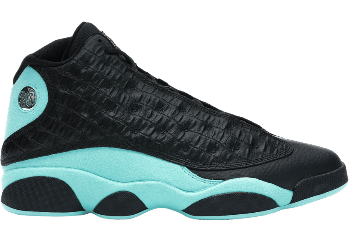 Air Jordan 13 Retro Black Island Green