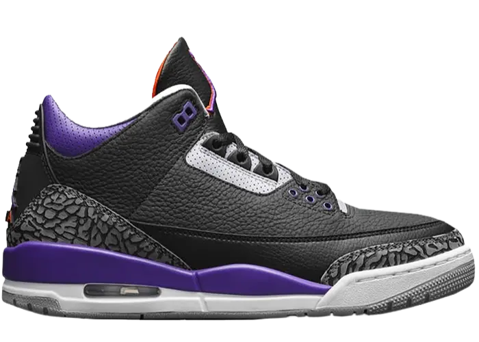 Air Jordan 3 Retro Black Court Purple