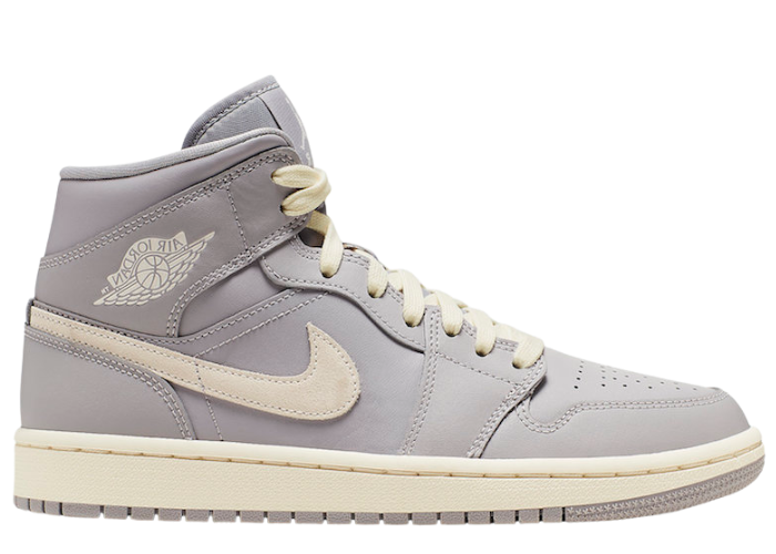 Jordan 1 Mid Atmosphere Grey Pale Ivory (W)