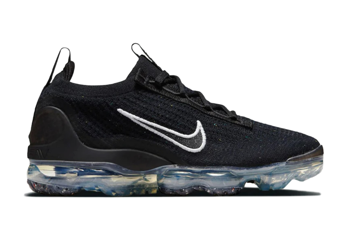 Nike Air VaporMax 2021 FK Black Metallic Silver (W)