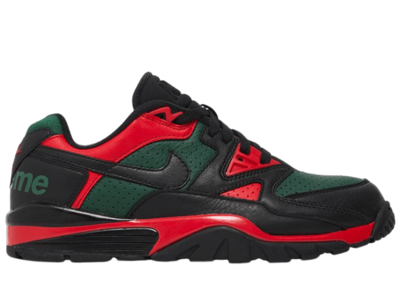 Nike Cross Trainer Low Supreme Black Green Red