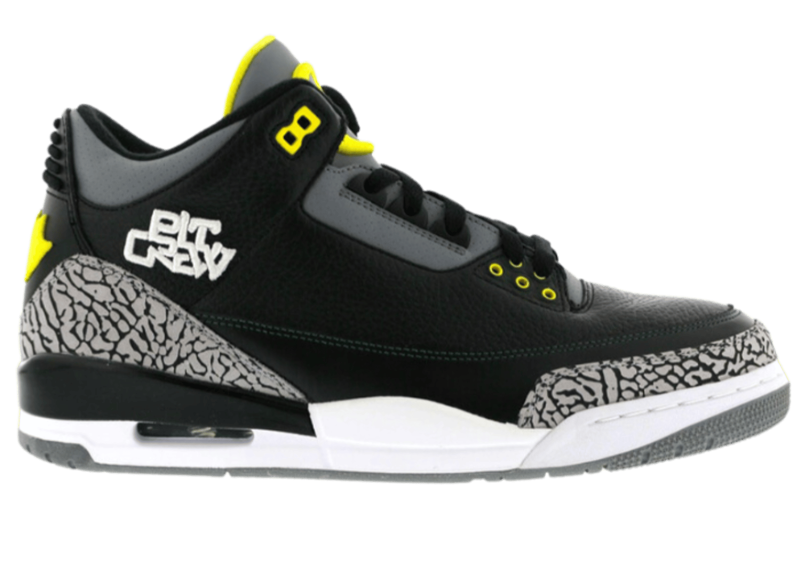 Air Jordan 3 Retro Oregon Ducks Pit Crew Black