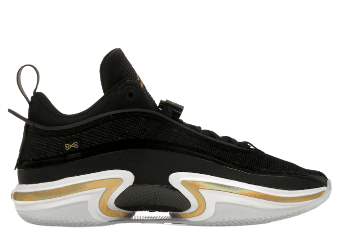 Air Jordan 36 Low Black Gold (Clear Sole) - DH0833-071