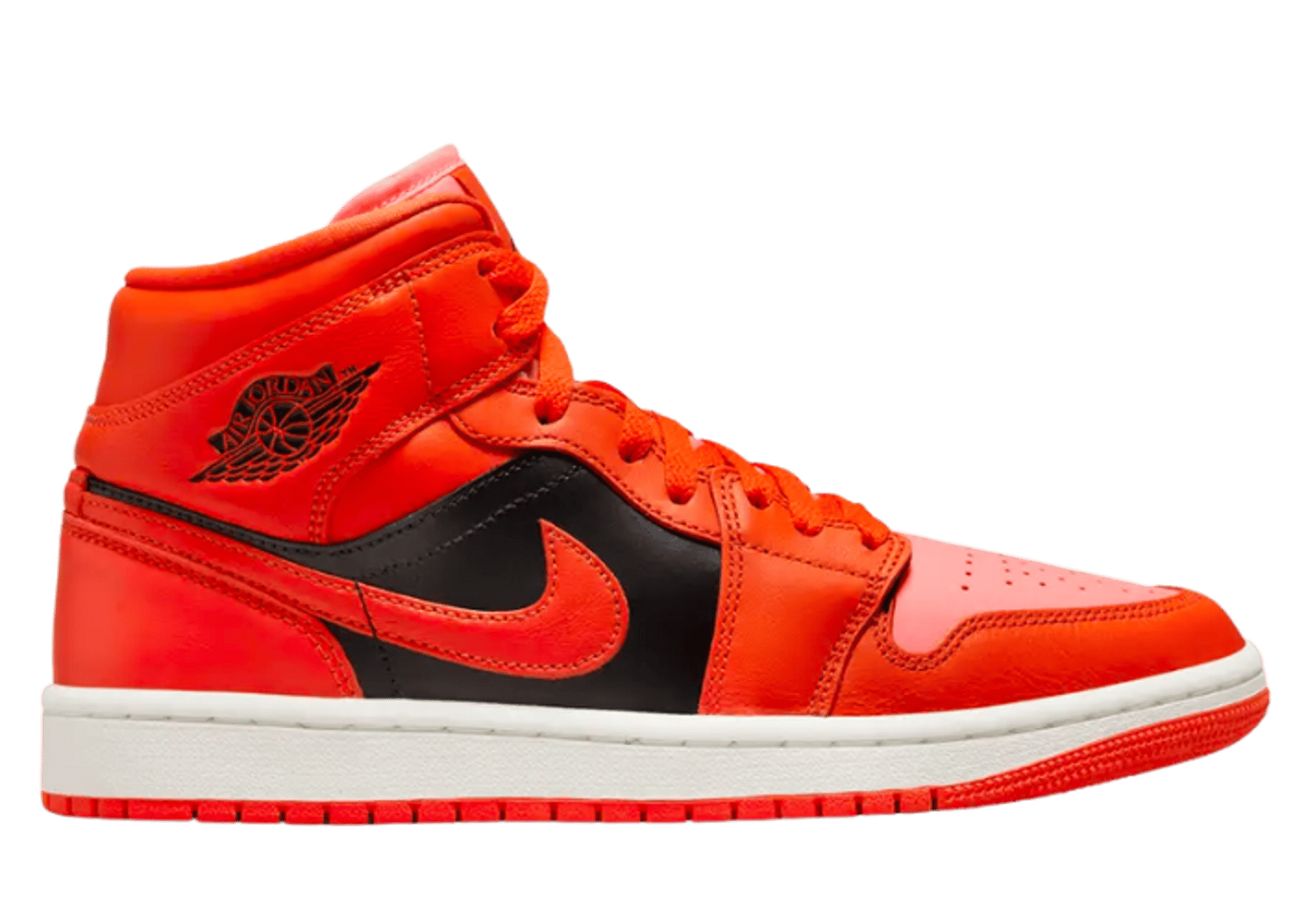 Jordan 1 Mid Orange Black (W)