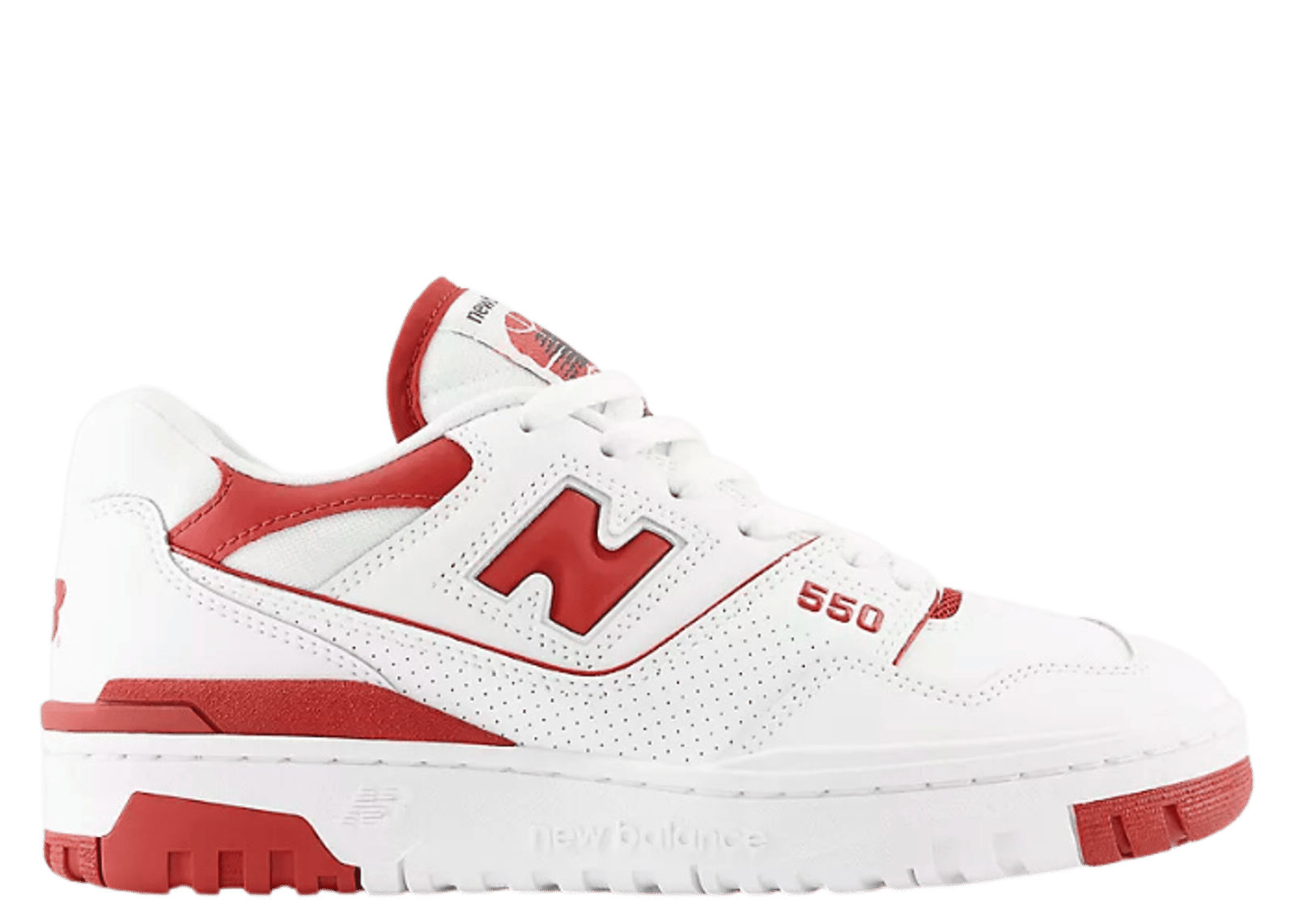 New Balance 550 White Brick Red (W)