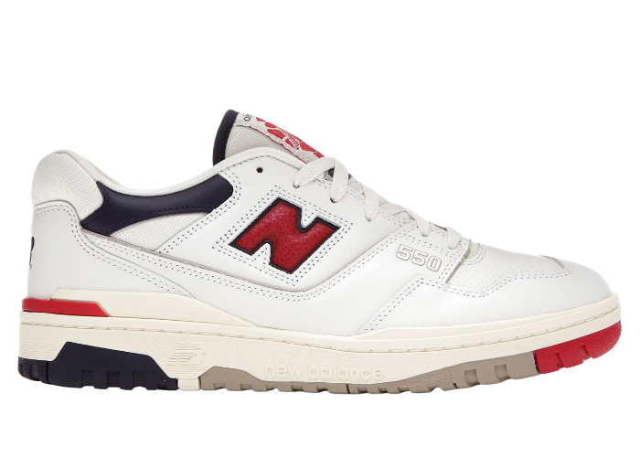 New Balance 550 Aime Leon Dore White Navy Red