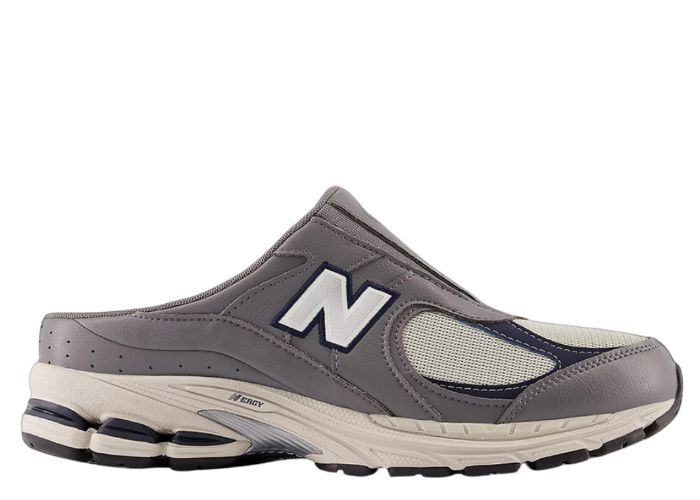 New Balance 2002R Mule Grey Leather