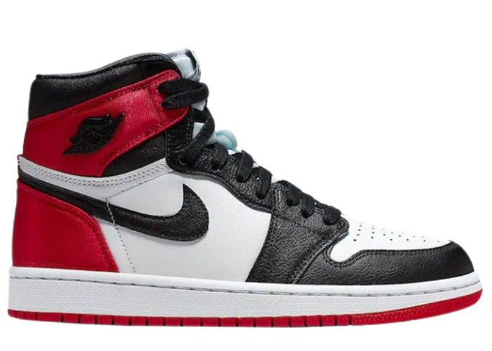 Jordan 1 Retro High Satin Black Toe (W)