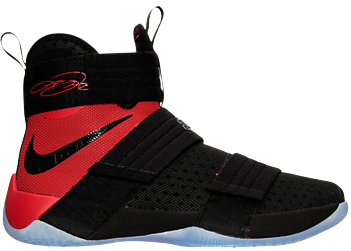 lebron soldier 10 red and black