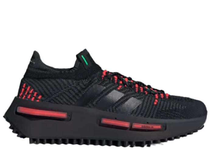 adidas NMD S1 Core Black Flash Lime