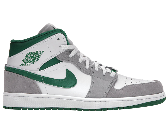 Jordan 1 Mid Grey Green