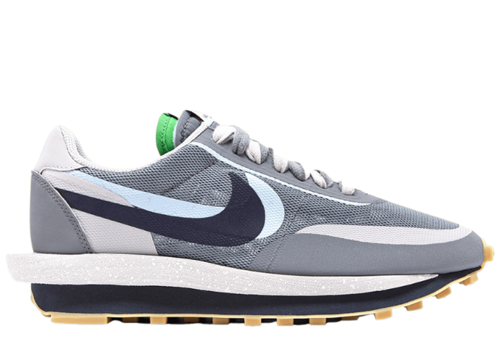 Nike LD Waffle sacai CLOT Cool Grey