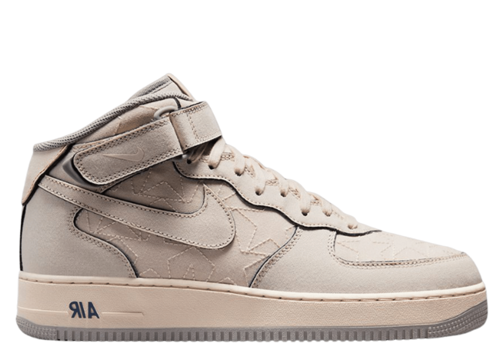 Nike Air Force 1 Mid Tear Away Beige Navy