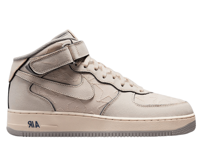 Nike Air Force 1 Mid Tear Away Beige Navy