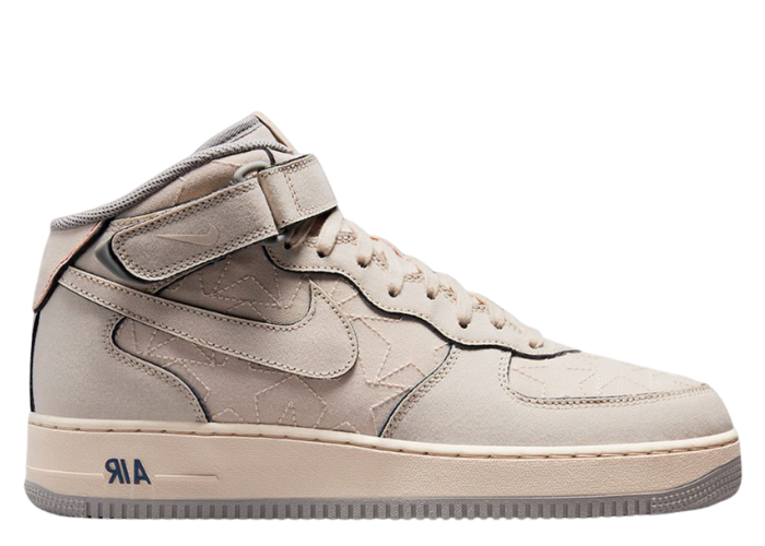 Nike Air Force 1 Mid Tear Away Beige Navy