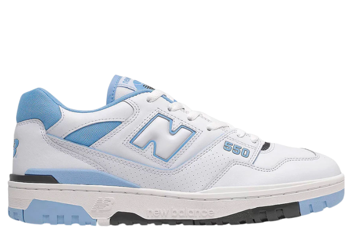 New Balance 550 UNC White University Blue