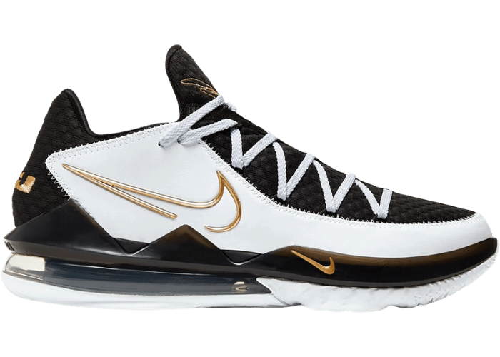 Nike LeBron 17 Low White Metallic Gold