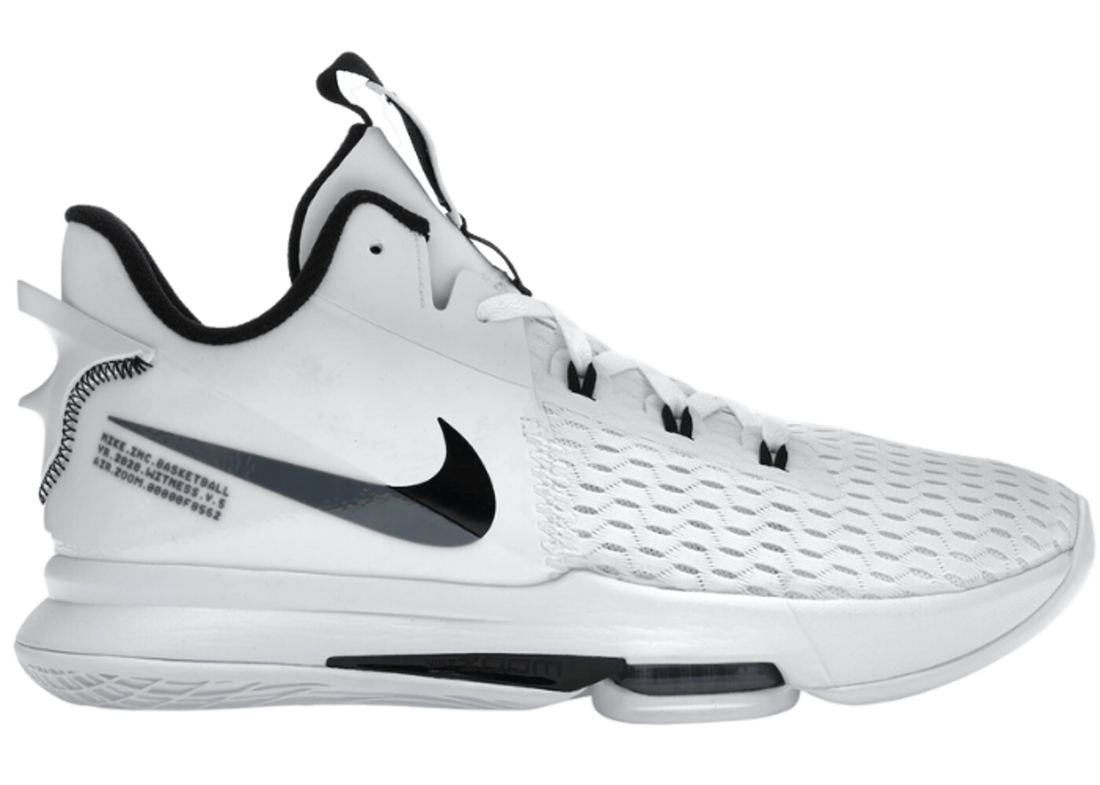 Nike LeBron Witness 5 White Black