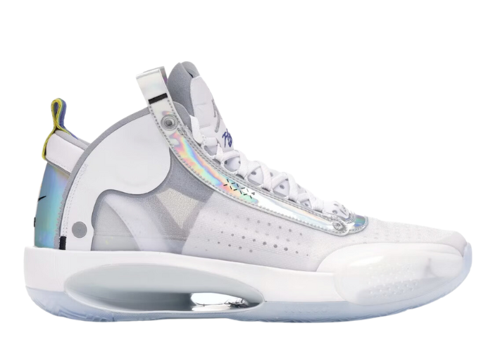 Air Jordan XXXIV White Metallic Silver (GS)