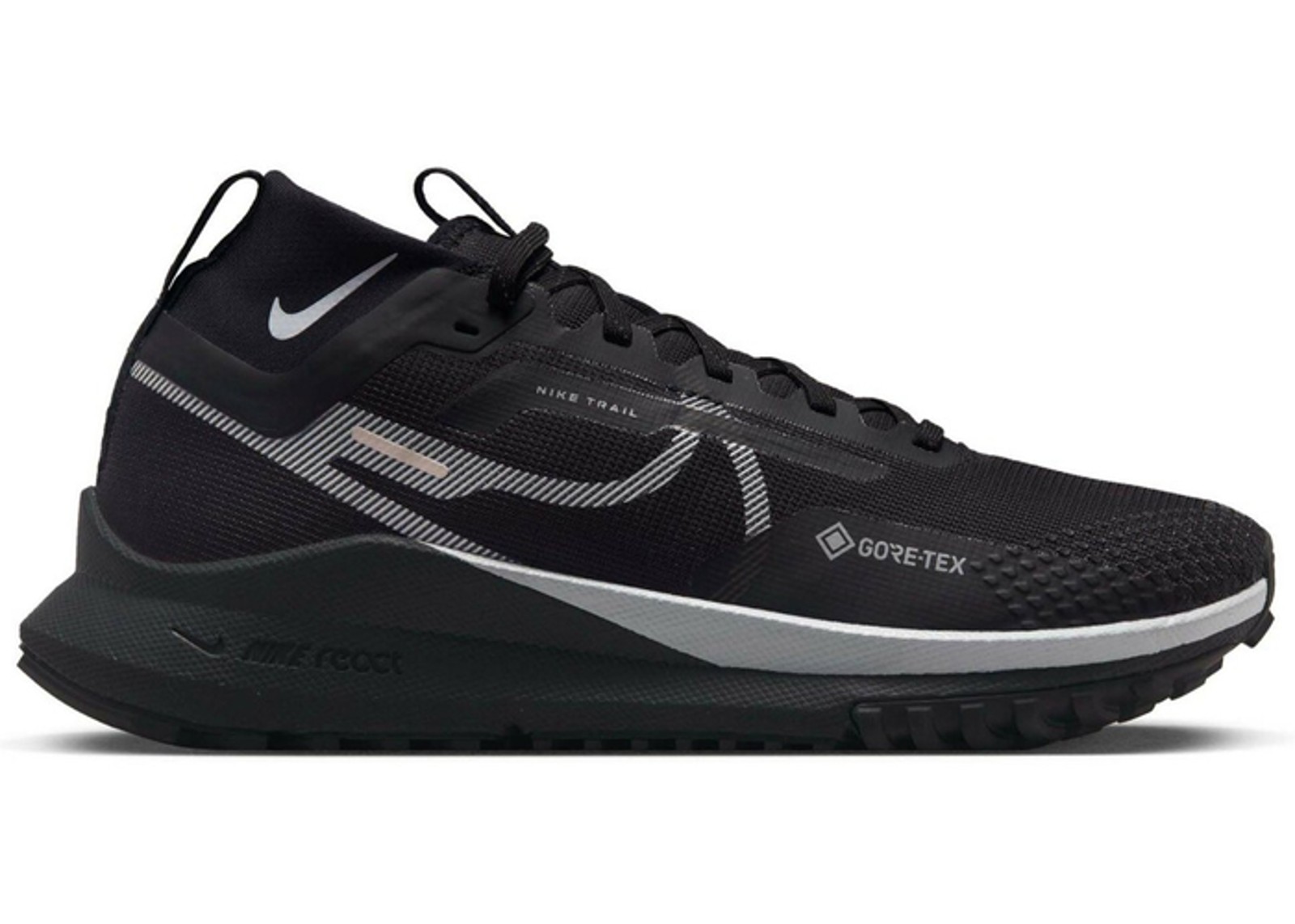 Nike React Pegasus Trail 4 Gore-Tex Black Wolf Grey (W)